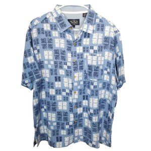 Nat Nast Luxury Originals Mens L Blue Geometric Sh